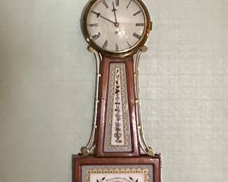 Simon Willard "Patent" Banjo Clock with Reverse-Painted Tablet