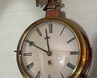 Simon Willard "Patent" Banjo Clock with Reverse-Painted Tablet