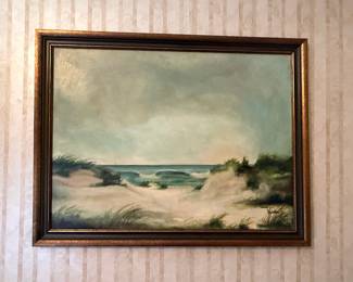 Ashley Neumann '68 Beach Dunes Oil Painting