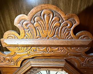 Gingerbread Calendar Mantel Clock by Waterbury Clock Co.