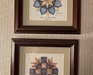 Patti Cahoon "Star of Jerusalem" and "David and Goliath" Series II Prints