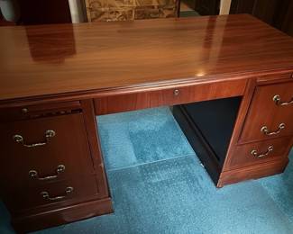 Inwood Office Furniture Mahogany Executive Desk