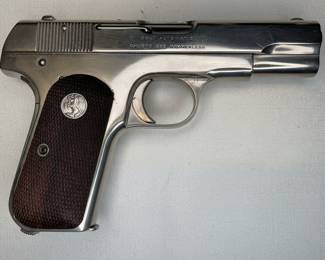 Colt Model 1903 Pocket Hammerless .380 ACP Nickel Finish