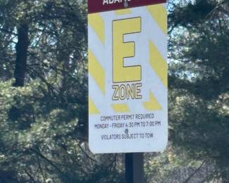 Lots of parking in Adams lot behind the house!