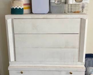 ANTIQUE DRESSER & OTHER ITEMS