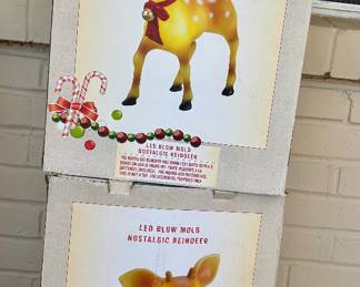 NOSTALGIC REINDEER LED BLOW MOLD