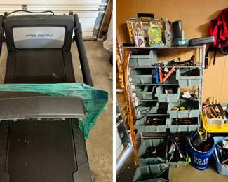 PRO-FORM TREADMILL & MISC. TOOLS