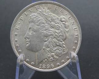 Lot 317. 1896 P Morgan Silver Dollar