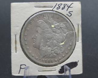 Lot 347. 1884 S Morgan Silver Dollar