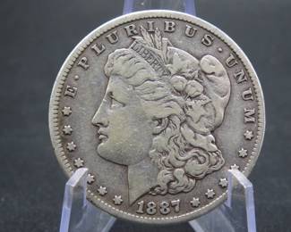 Lot 240. 1887 S Morgan Silver Dollar