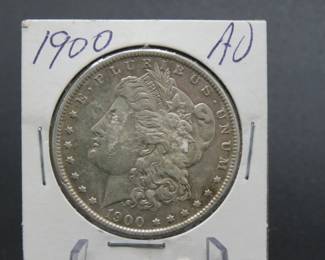 Lot 314. 1900 P Morgan Silver Dollar