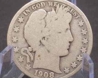 Lot 115. 1908 O Barber Half Dollar