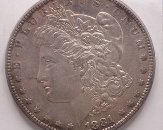 Lot 69. 1881 P Morgan Sliver Dollar