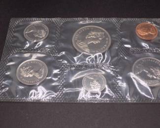 Lot 133. 1968 Canadian uncirculated coin sets