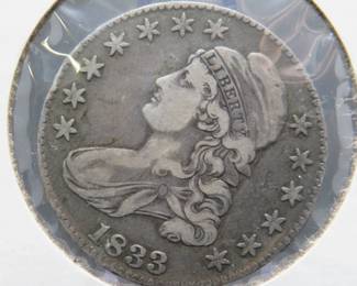 Lot 178. 1831 Capped Bust 50-Cent piece