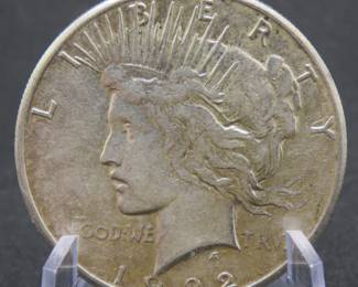 Lot 140. 1922 S Peace Silver Dollar
