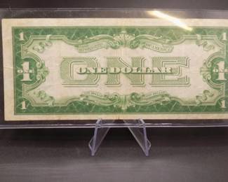 Lot 90. $1 Series 1928 B "Funny Back" Silver Certificate