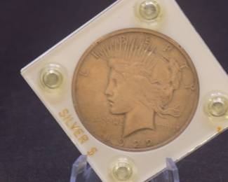 Lot 23. 1922 D Peace Silver Dollar
