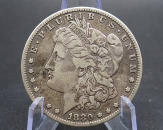 Lot 187. 1880 S Morgan Silver Dollar