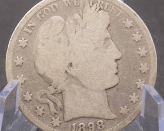 Lot 110. 1898 Barber Half Dollar