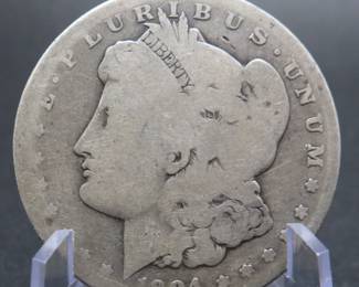 Lot 127. 1904 S Morgan Silver Dollar