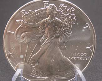 Lot 56. 1998 American Silver Eagle with one ounce of .999 Silver