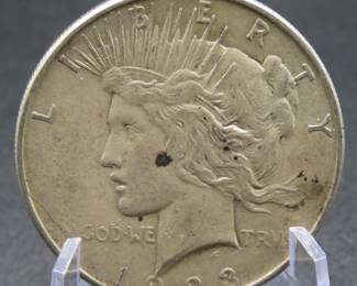 Lot 227. 1923 D Peace Silver Dollar