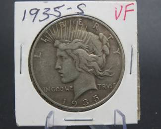 Lot 289. 1935 S Peace Silver Dollar