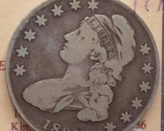 Lot 138. 1835 Capped Bust 50-Cent piece