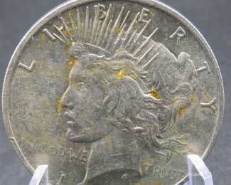 Lot 222. 1922 P Peace Silver Dollar