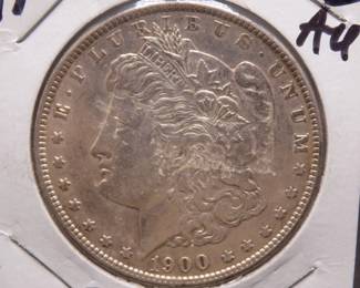 Lot 61. 1900 P Morgan Sliver Dollar