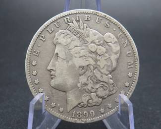 Lot 123. 1899 O Morgan Silver Dollar