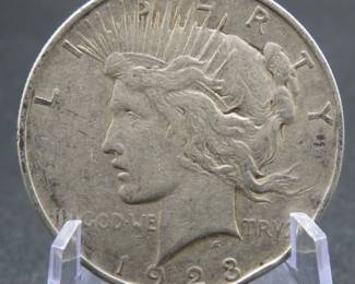 Lot 226. 1923 D Peace Silver Dollar