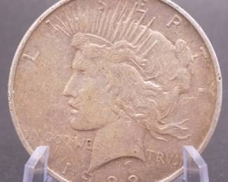 Lot 72. 1922 D Peace Silver Dollar