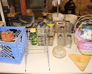 Baskets, Glassware, Dish Rack, Containers