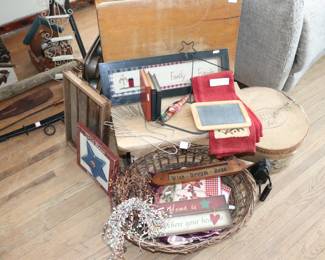 Wooden School Desk, Rustic Décor, Rustic Country Signs