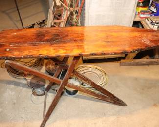 Antique Wooden Ironing Board