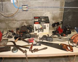 Hand Tools, Saws, Wrenches, Drills