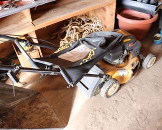 Cub Cadet Push-Mower With Bag, Planters