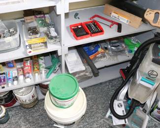 Drill Bits, Home Repair Hardware and Supplies, Hand Saws, Hoover Carpet Cleaner