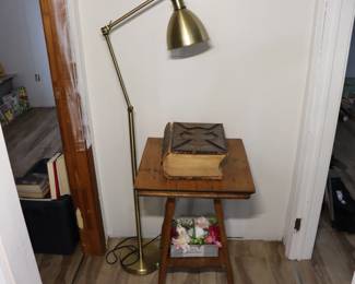 Vintage Bible, Lamp, Table