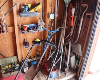 Various Hand Yard Tools