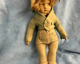 Italian Felt Doll Antique 