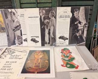 Vintage Chevy Ads, Irish Dancer Die Cut Cards and More