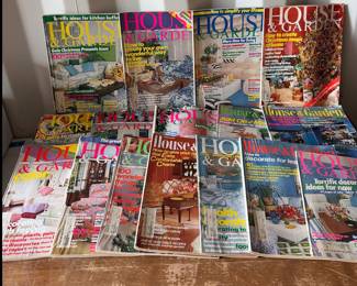 Various Vintage House & Garden Magazines