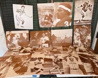 Vintage Sports Memorabilia Posters