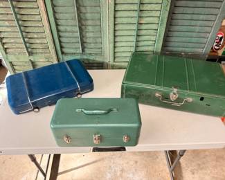 Two Camping Stoves and Tackle Box