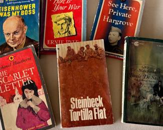Collection of Vintage Books Including Steinbeck