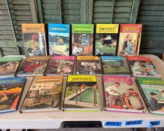 Complete 16 Volume Set of 1961 Mechanix Illustrated How-To-Do-It Encyclopedia