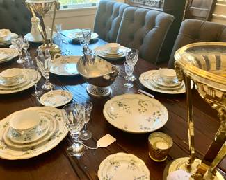 A fabulous set of Herend Morning Glory China! 